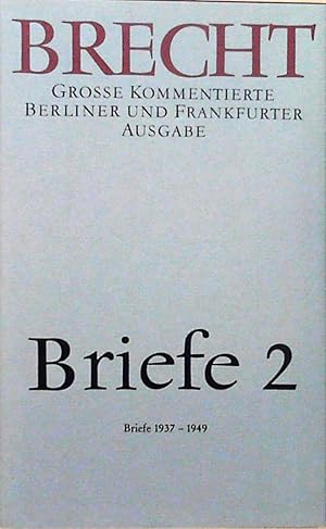 Bild des Verkufers fr Werke. Groe kommentierte Berliner und Frankfurter Ausgabe.: Briefe 2: Groe kommentierte Berliner und Frankfurter Ausgabe, Band 29 Groe kommentierte Berliner und Frankfurter Ausgabe, Band 29 zum Verkauf von Berliner Bchertisch eG