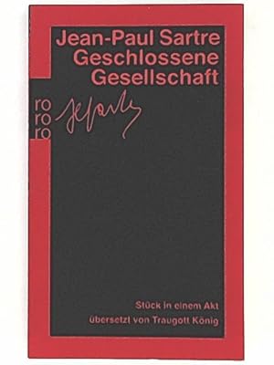 Imagen del vendedor de Gesammelte Werke in Einzelausgaben, Theaterstcke und Drehbcher ; Theaterstcke ; Bd. 3. Geschlossene Gesellschaft : Stck in einem Akt a la venta por Leserstrahl  (Preise inkl. MwSt.)