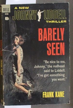 Image du vendeur pour BARELY SEEN. - Johnny Liddell Thriller. (Dell Book #0458 ); mis en vente par Comic World