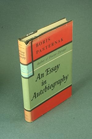 Seller image for An essay in autobiography. Translated from the Russian by Manya Harari for sale by Steven Wolfe Books