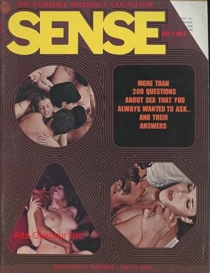 Imagen del vendedor de SENSE; The Portable Marriage Counselor Vol. 1, No. 5, June/July 1971 a la venta por Alta-Glamour Inc.