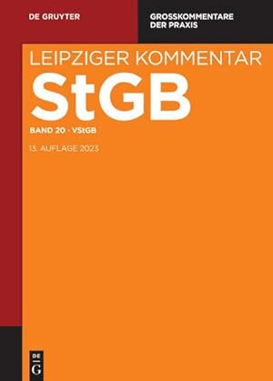 Imagen del vendedor de Strafgesetzbuch. Leipziger Kommentar / Vlkerstrafgesetzbuch a la venta por Wegmann1855