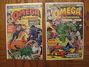 Image du vendeur pour Marvel Comic 10 Issue Set Omega the Unknown #1 - 10 1976-77 9.2 HIGH GRADE Gerber Skrenes Mooney mis en vente par Clarkean Books