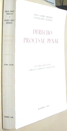 Seller image for Derecho procesal penal. 10 edicin corregida, aumentada y puesta al da for sale by Librera La Candela