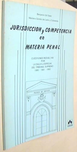Seller image for Jurisdiccin y competencia en materia penal for sale by Librera La Candela