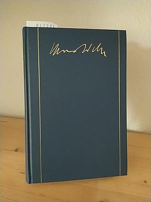 Zur Neuordnung Deutschlands. Schriften und Reden 1918-1920. [Von Max Weber]. Herausgegeben von Wo...