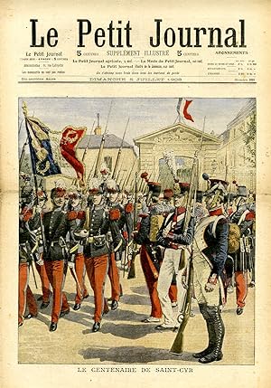 "LE PETIT JOURNAL N°920 du 5/7/1908" LE CENTENAIRE DE SAINT-CYR / UNE FANTAISIE DE L'HUMOUR AMÉRI...