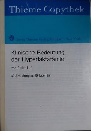 Klinische Bedeutung der Hyperlaktatämie