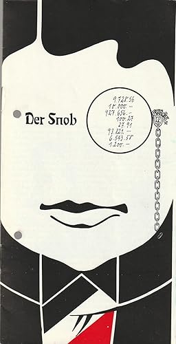 Seller image for Programmheft Carl Sternheim DER SNOB Premiere 8. April 1978 Spieljahr 1978 for sale by Programmhefte24 Schauspiel und Musiktheater der letzten 150 Jahre