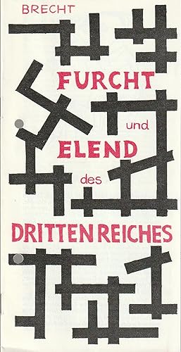 Seller image for Programmheft Bertolt Brecht FURCHT UND ELEND DES DRITTEN REICHES Premiere 14. April 1984 Spielzeit 1983 / 84 Nr. 12 for sale by Programmhefte24 Schauspiel und Musiktheater der letzten 150 Jahre