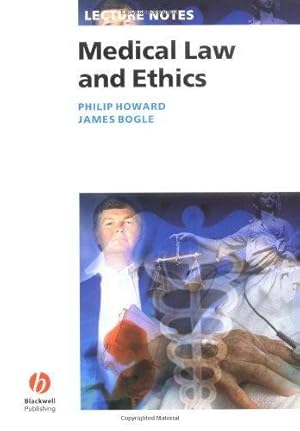 Image du vendeur pour Lecture Notes: Medical Law and Ethics mis en vente par WeBuyBooks