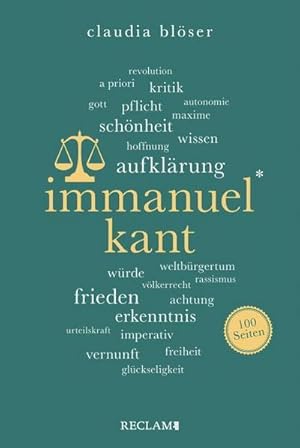 Imagen del vendedor de Immanuel Kant | Wissenswertes ber Leben und Wirken des groen Philosophen | Reclam 100 Seiten a la venta por BuchWeltWeit Ludwig Meier e.K.