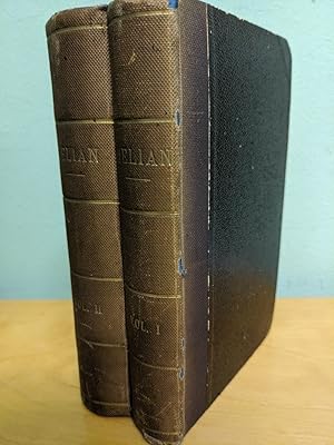 Imagen del vendedor de De natura animalium libri XVII. Varia historia, epistolae, fragmenta. Accedunt rei accipitrariae scriptores, Demetrii Pepagomeni Cynosophium, Georgii Pisidae Hexameron, Fragmentum Herculanense. Ex recognitione Rudolphi Hercheri. 2 vols. a la venta por Antiquariat Thomas Haker GmbH & Co. KG