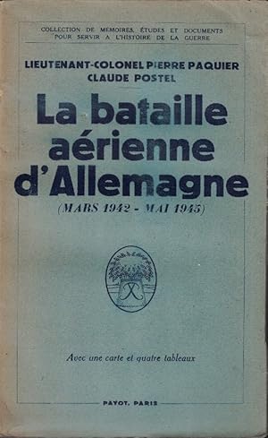 Image du vendeur pour LA BATAILLE ARIENNE D'ALLEMAGNE. (Mars 1942 ? mai 1945) mis en vente par Librera Torren de Rueda