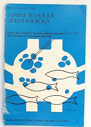 Immagine del venditore per Marine Behaviour and Physiology Volume 7, Number 1 (1980) venduto da Transformer