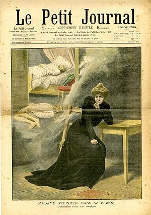 "LE PETIT JOURNAL N°943 du 13/12/1908" MADAME STEINHEIL DANS SA PRISON : L'évocation d'une nuit t...