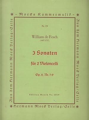 3 Sonatas for 2 Cellos, Op.8, Nos. 7 - 9