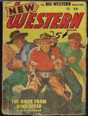 Imagen del vendedor de NEW WESTERN Magazine: March, Mar. 1953 a la venta por Books from the Crypt