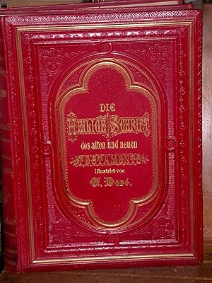 Bild des Verkufers fr Die Heilige Schrift Alten und Neuen Testaments verdeutscht von Martin Luther, illustriert mit 230 Holzstichen von Gustave Dor . 2 Bnde, komplette Ausgabe zum Verkauf von Johann Peter Hebel Antiquariat