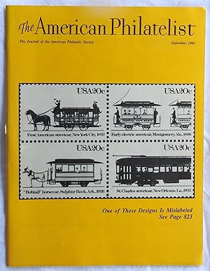 Seller image for The American Philatelist September 1983 Volume 97 Number 9 Whole No. 992 for sale by Argyl Houser, Bookseller