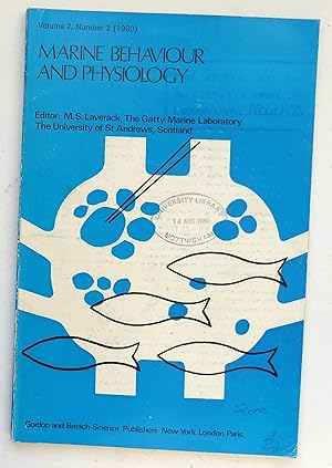 Immagine del venditore per Marine Behaviour and Physiology Volume 7, Number 2 (1980) venduto da Transformer