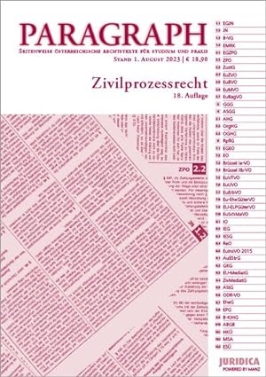 Seller image for Paragraph - Zivilprozessrecht for sale by BuchWeltWeit Ludwig Meier e.K.