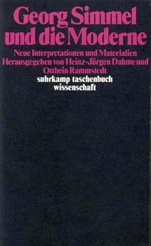 Image du vendeur pour Georg Simmel und die Moderne mis en vente par BuchWeltWeit Ludwig Meier e.K.