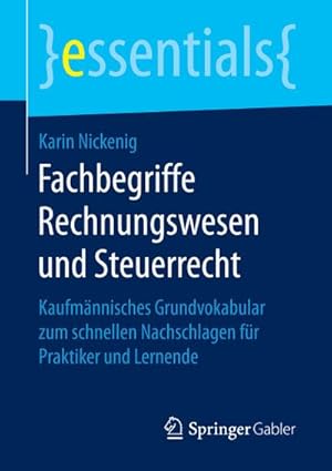 Imagen del vendedor de Fachbegriffe Rechnungswesen und Steuerrecht a la venta por BuchWeltWeit Ludwig Meier e.K.