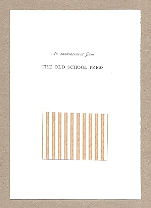 Image du vendeur pour The Fruits of Jane Austen [Announcement] (Together with hand-written letter from the publisher) mis en vente par The Bookshop at Beech Cottage