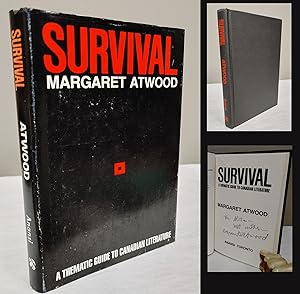 Immagine del venditore per SURVIVAL. A THEMATIC GUIDE TO CANADIAN LITERATURE. Signed and Inscribed by Atwood venduto da TBCL The Book Collector's Library
