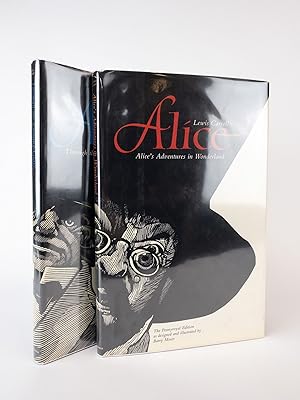 Bild des Verkufers fr ALICE'S ADVENTURES IN WONDERLAND & THROUGH THE LOOKING GLASS, AND WHAT ALICE FOUND THERE [Signed] [2 Volumes] zum Verkauf von Second Story Books, ABAA