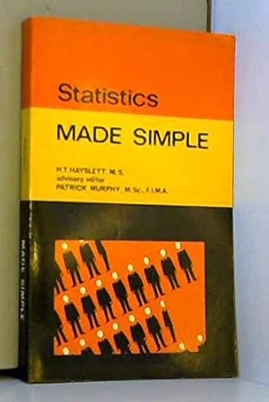 Immagine del venditore per Statistics Made Simple venduto da WeBuyBooks