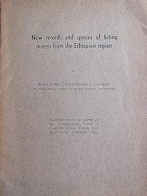 Seller image for New Records and Species of Biting Insects from the Ethiopian Region for sale by Moneyblows Books & Music