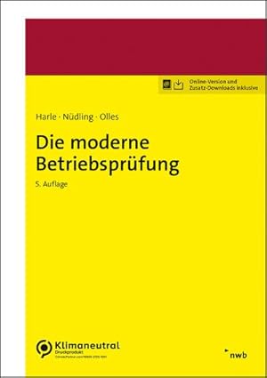 Seller image for Die moderne Betriebsprfung for sale by BuchWeltWeit Ludwig Meier e.K.