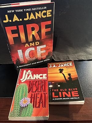 Seller image for Fire and Ice: A Beaumont and Brady Novel ("J. P. Beaumont" Novel [Mystery] #19), First Edition, 1st Printing, New, *FREE Books with Purchase*, Free mass market copies of" Desert Heat", #1 of 20 & "The Old Blue Line" #16.5 , both in the "Joanna Brady" Series for sale by Park & Read Books