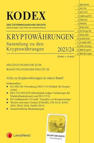 Imagen del vendedor de Kodex Kryptowhrungen a la venta por BuchWeltWeit Ludwig Meier e.K.