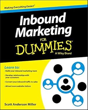 Bild des Verkufers fr Inbound Marketing For Dummies zum Verkauf von WeBuyBooks