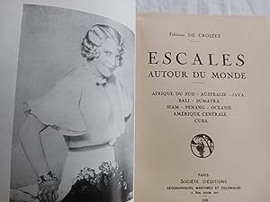 Image du vendeur pour ESCALES AUTOUR DU MONDE : AMERIQUE DU SUD, AUTRALIE, JAVA, BALI, SUMATRA, SIAM, PENANG-OCEANIE, AMERIQUE CENTRALE, CUBA mis en vente par Librairie RAIMOND