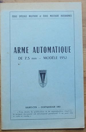 Arme automatique de 7,5 mm - Modèle 1952