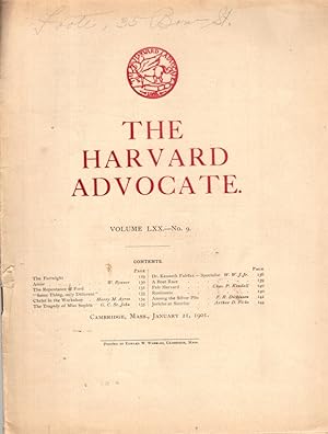 AMOR: in Harvard Advocate Volume LXXX, No. 9