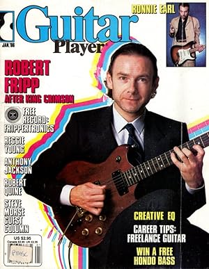 Immagine del venditore per ROBERT FRIPP AFTER KING CRIMSON: in Guiter Player Volume 20 No. 1 Issue 193 venduto da By The Way Books