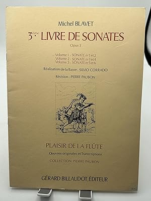 Bild des Verkufers fr 3E LIVRE DE SONATES OPUS 3 Volume 1 zum Verkauf von Lioudalivre