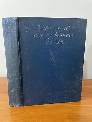 Seller image for Letters of Henry Adams (1858-1891) for sale by Matthew's Books