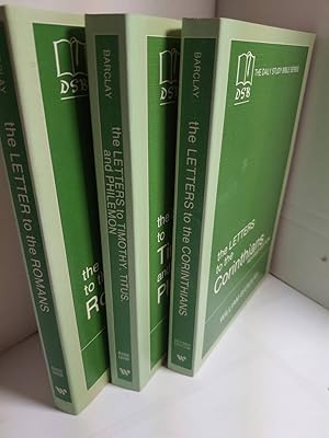 Imagen del vendedor de Three Books: the Letters to the Corinthians; the Letters to Timothy, Titus and Philemon; the Letter to the Romans a la venta por Hammonds Antiques & Books