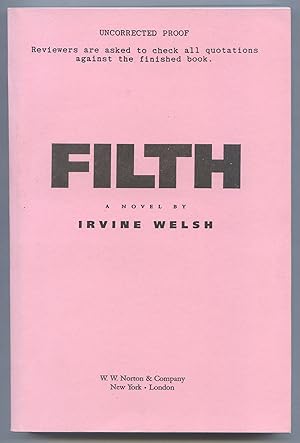 Bild des Verkufers fr Filth zum Verkauf von Between the Covers-Rare Books, Inc. ABAA