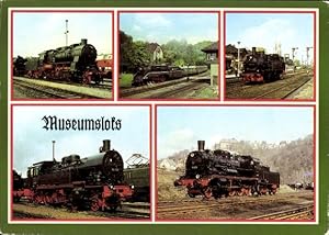 Immagine del venditore per Ansichtskarte / Postkarte Deutsche Eisenbahn, Museumloks, Dampflok 58 261, 18 201, 74 1230, 93 230, 38 205, G 12, T 12 - T 14, XII H2 venduto da akpool GmbH