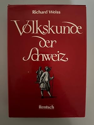 Bild des Verkufers fr Volkskunde der Schweiz. Grundri. zum Verkauf von Wissenschaftl. Antiquariat Th. Haker e.K