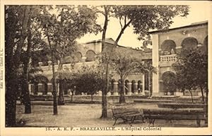 Ansichtskarte / Postkarte Brazzaville Französisch Kongo, LHopital Colonial