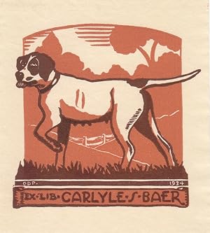 Seller image for Ex Lib Carlyle S. Baer. Hund. for sale by Antiquariat  Braun