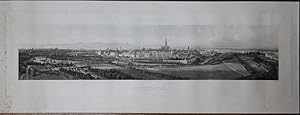 Panorama de Vienne pris de l'Eglise St. Charles. Aquatintaradierung nach Alt.